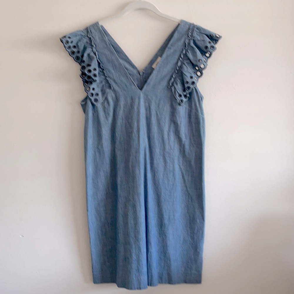 NWT - J.Crew denim / chambray dress - size 10